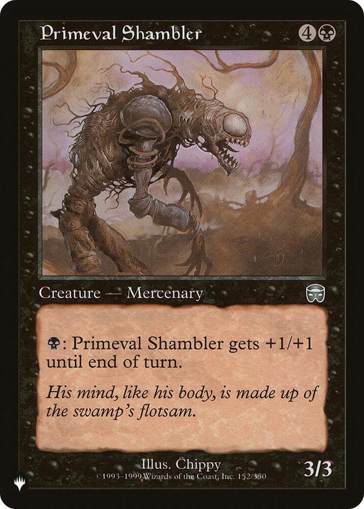 Primeval Shambler [The List Reprints] 152/350
