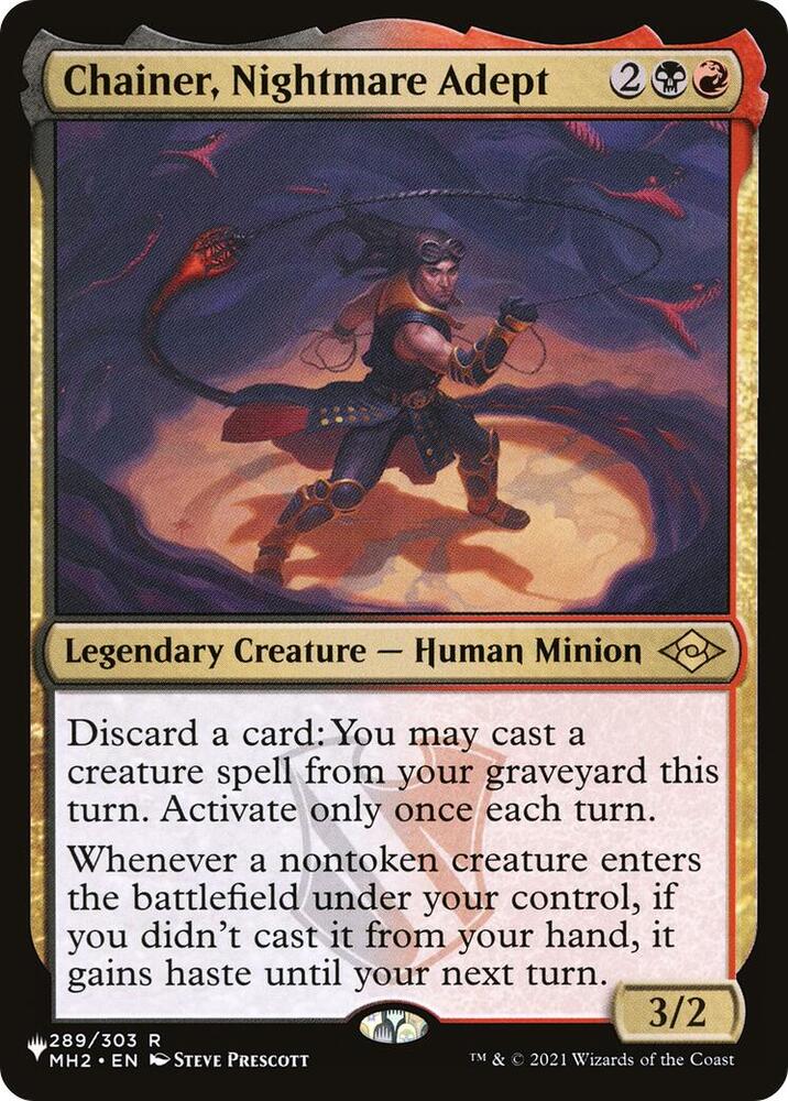 Chainer, Nightmare Adept [The List Reprints] 289/303