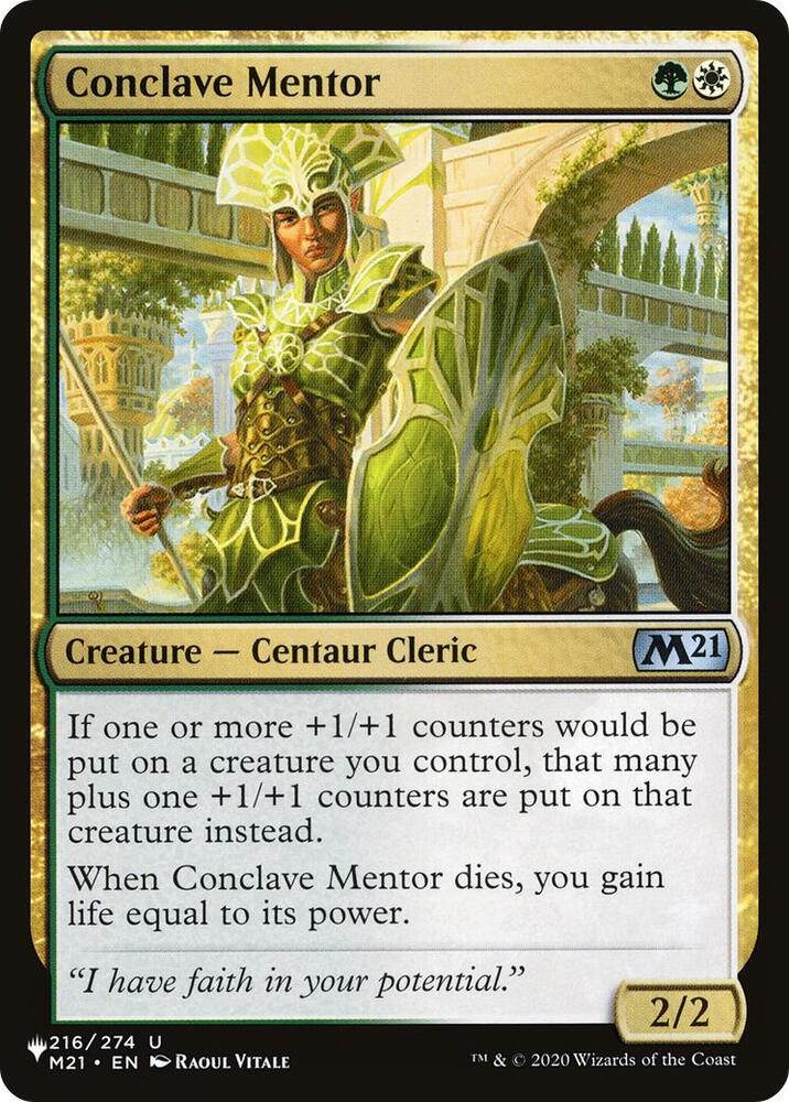 Conclave Mentor [The List Reprints] 216/274
