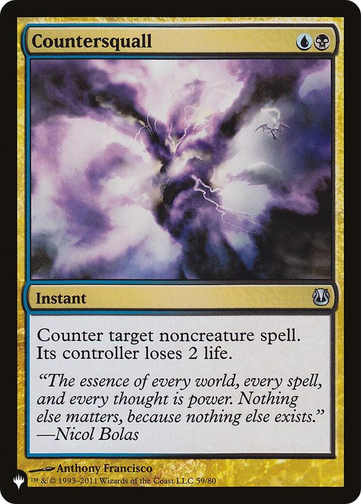 Countersquall [The List Reprints] 59/80