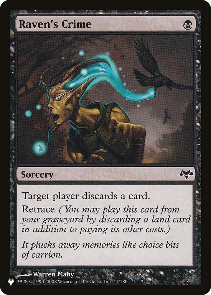 Raven's Crime [The List Reprints] 41/180