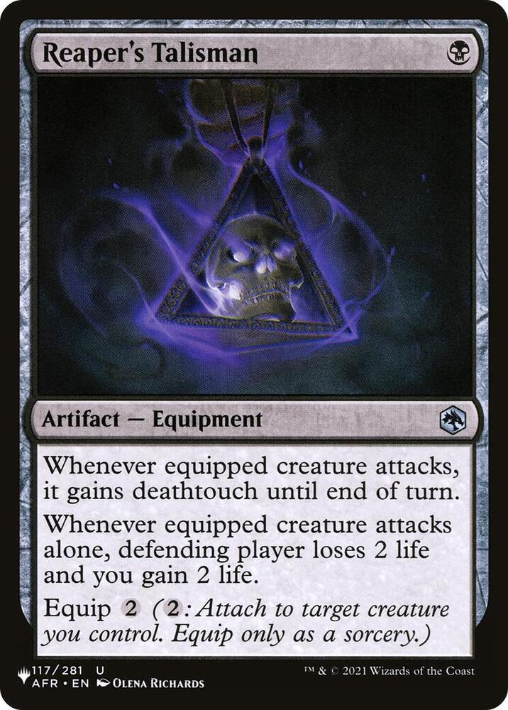 Reaper's Talisman [The List Reprints] 117/281