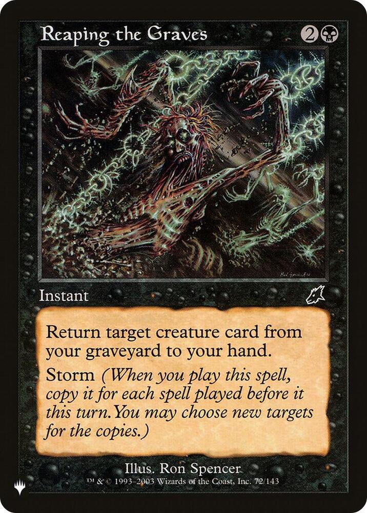 Reaping the Graves [The List Reprints] 72/143