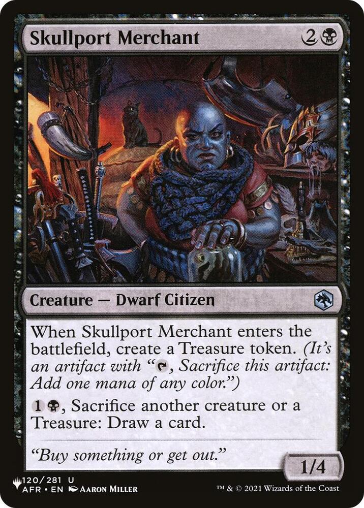 Skullport Merchant [The List Reprints] 120/281