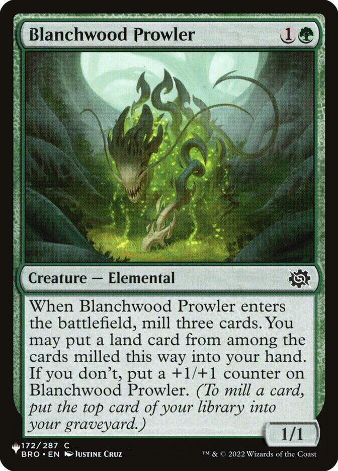 Blanchwood Prowler [The List Reprints] 172/012