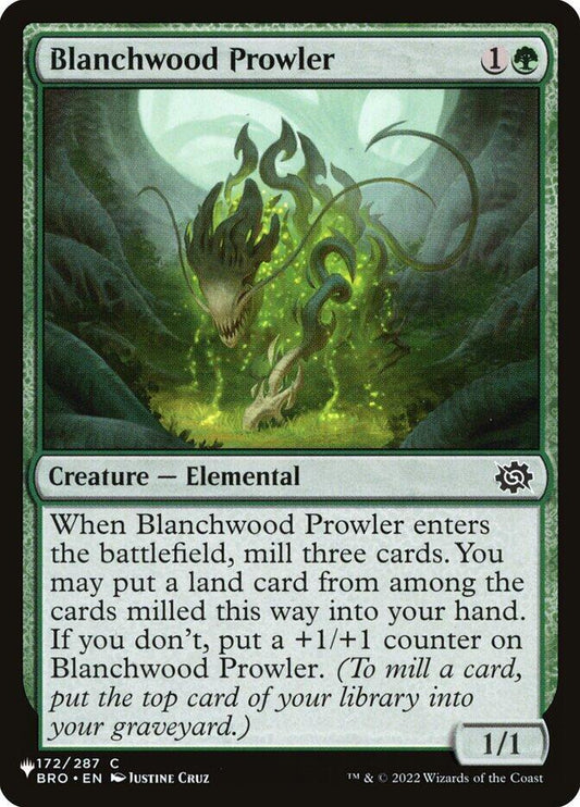 Blanchwood Prowler [The List Reprints] 172/012