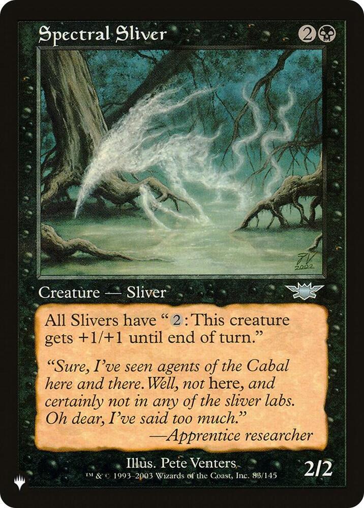 Spectral Sliver [The List Reprints] 83/145