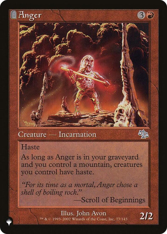 Anger (JUD) [The List Reprints] 77/143