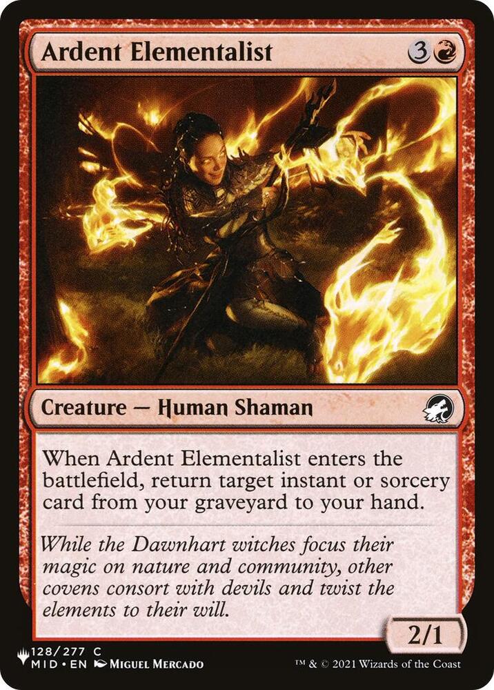 Ardent Elementalist [The List Reprints] 128/277