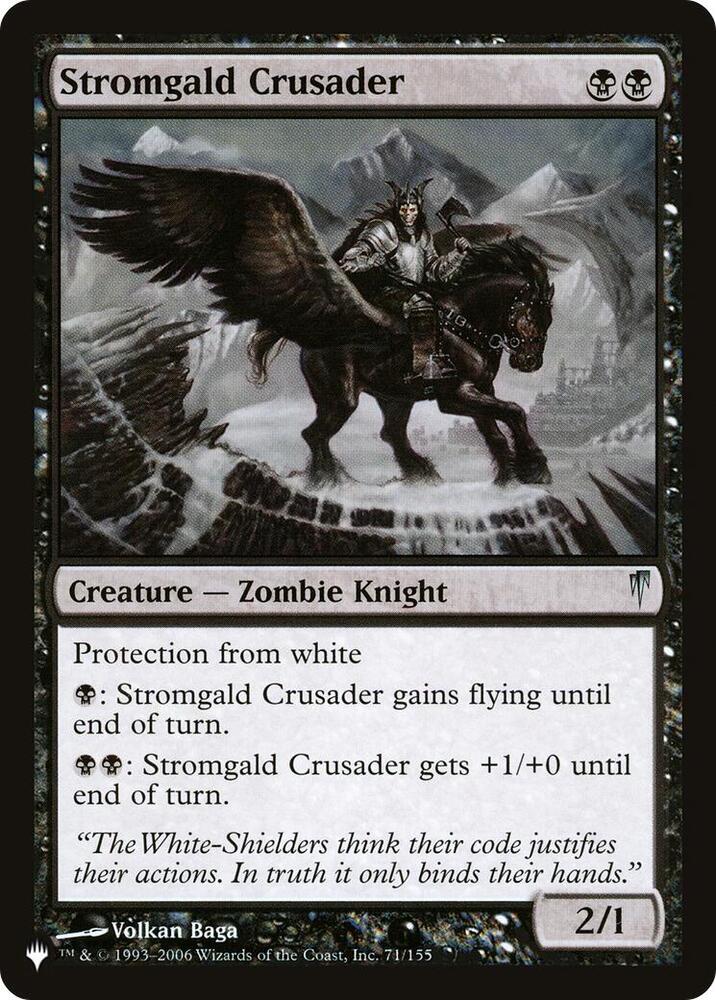 Stromgald Crusader [The List Reprints] 71/155