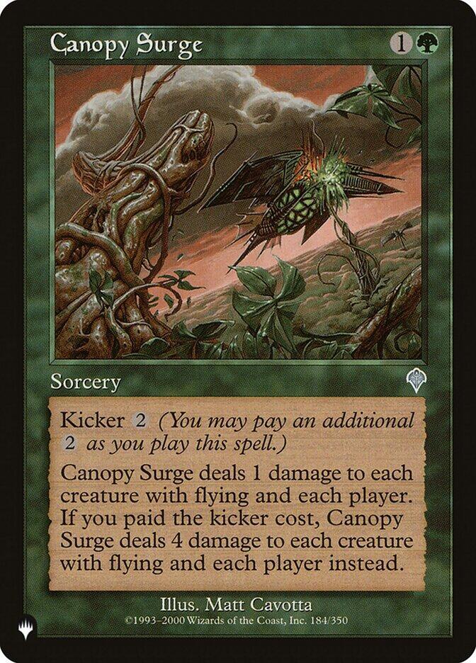 Canopy Surge [The List Reprints] 184/350
