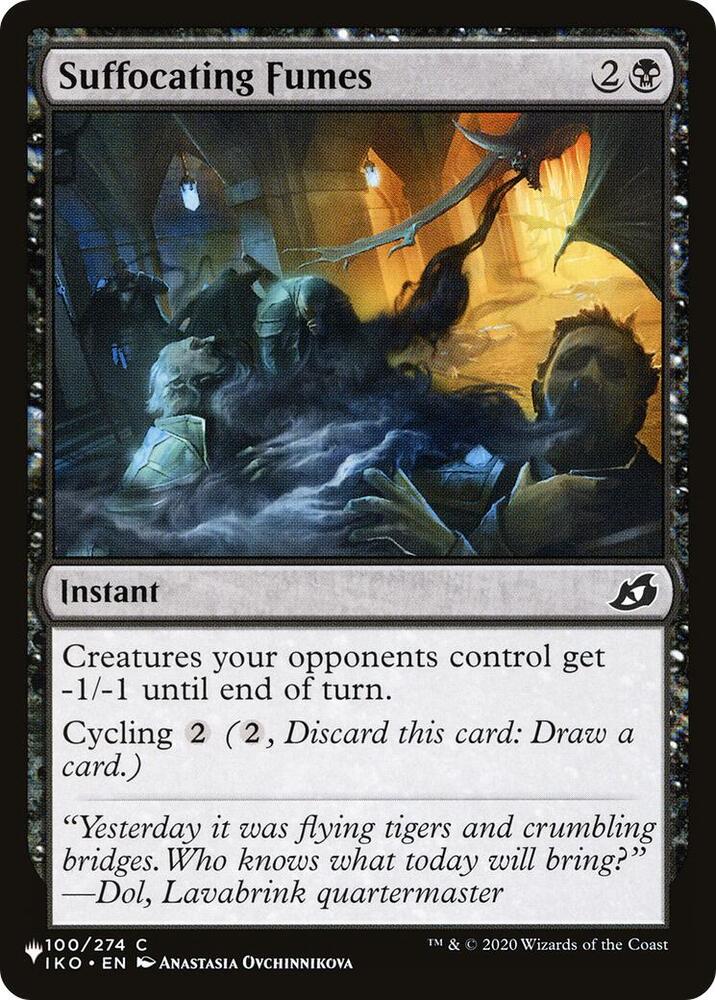 Suffocating Fumes [The List Reprints] 100/274