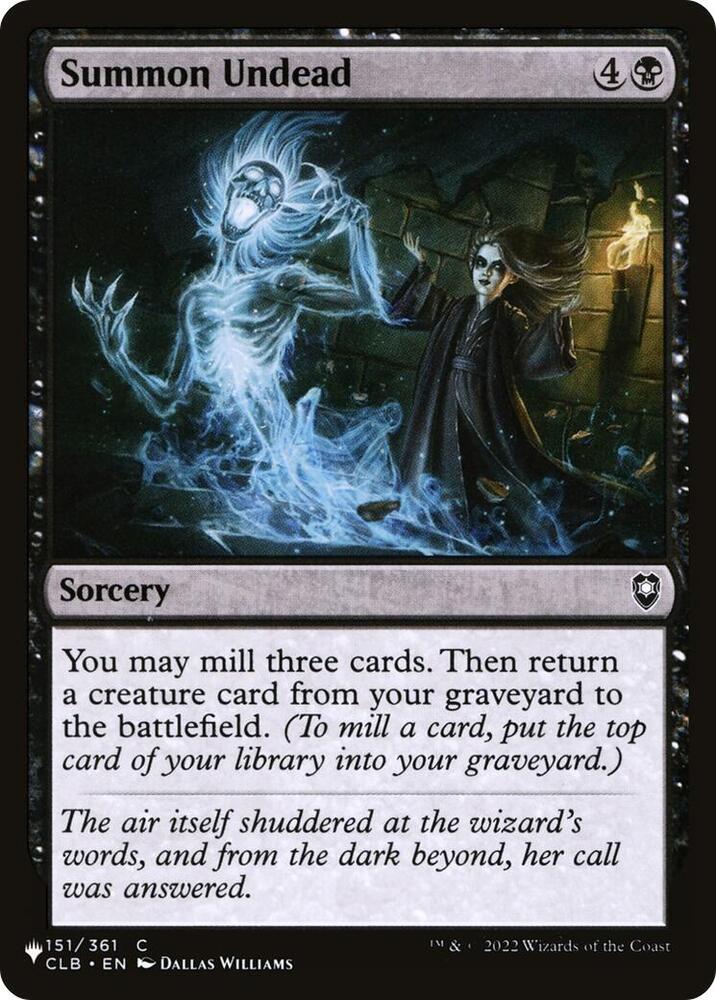 Summon Undead [The List Reprints] 151/361