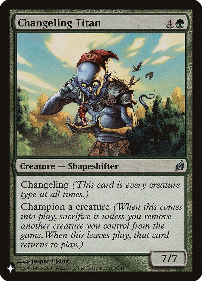 Changeling Titan [The List Reprints] 200/301