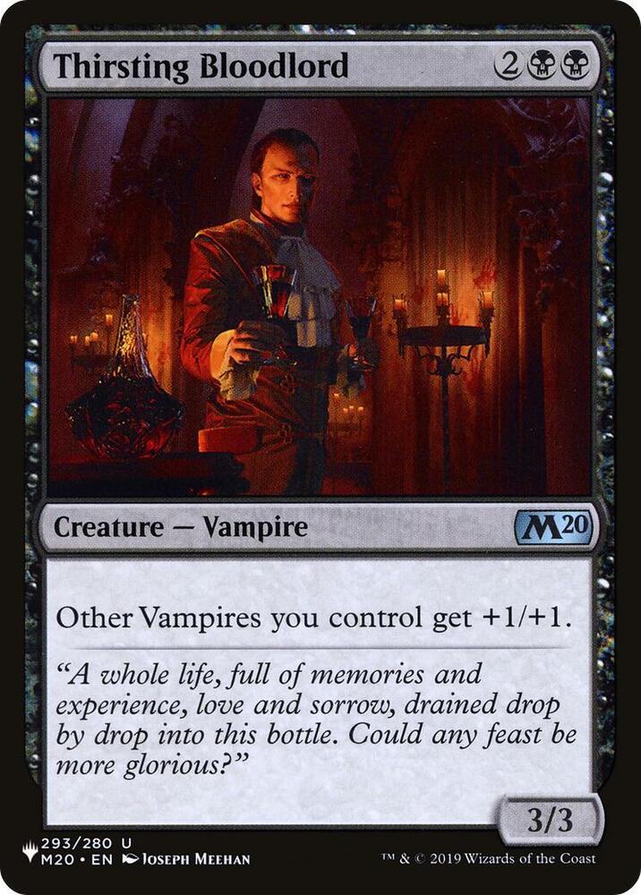 Thirsting Bloodlord [The List Reprints] 293/280