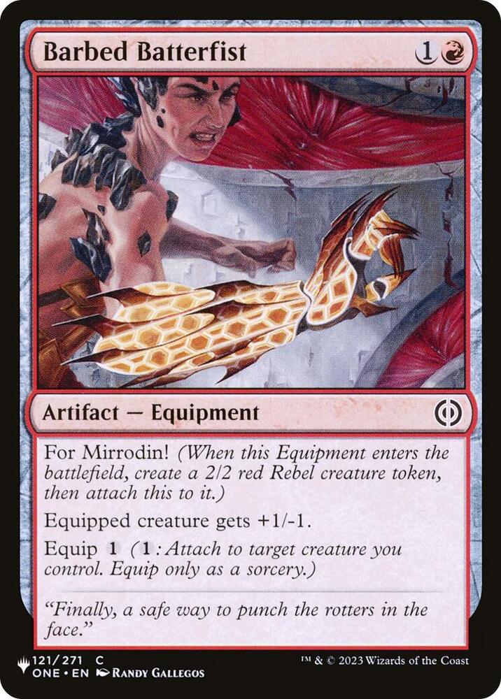 Barbed Batterfist [The List Reprints] 121/271