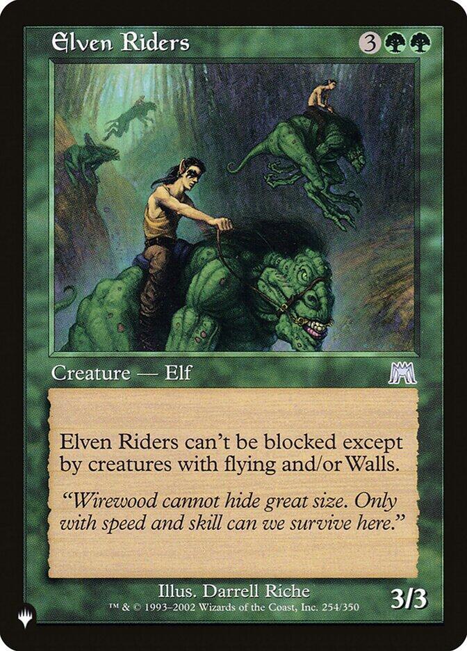 Elven Riders [The List Reprints] 254/350
