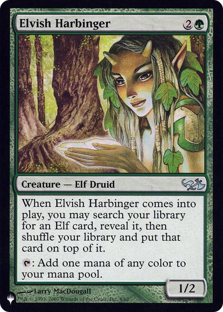 Elvish Harbinger (DD1) [The List Reprints] 004/062