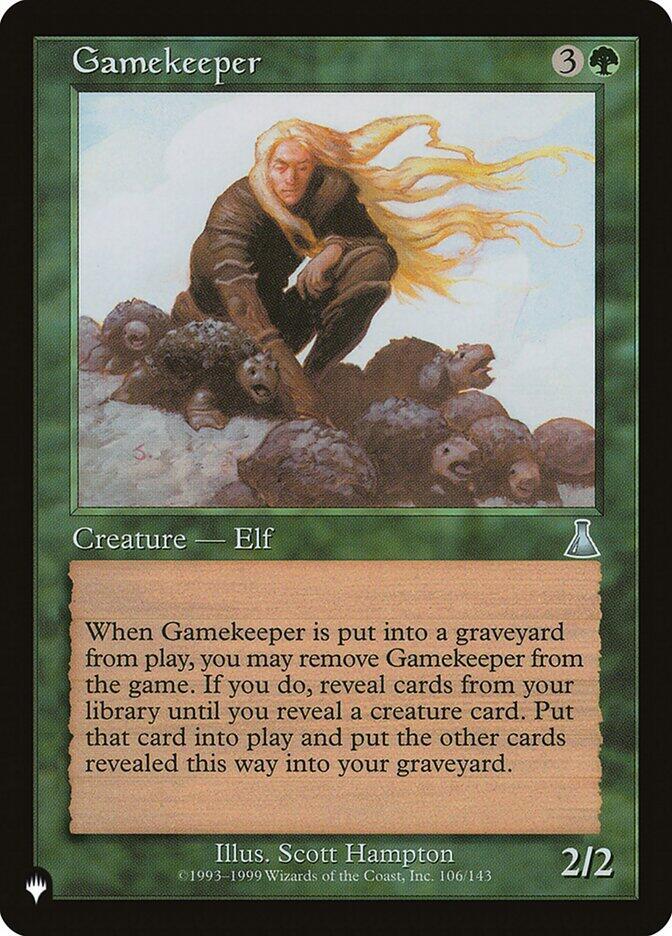 Gamekeeper [The List Reprints] 106/143
