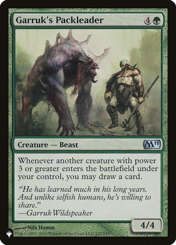 Garruk's Packleader [The List Reprints] 177/249