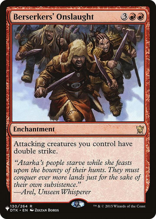 Berserkers' Onslaught [The List Reprints] 130/264