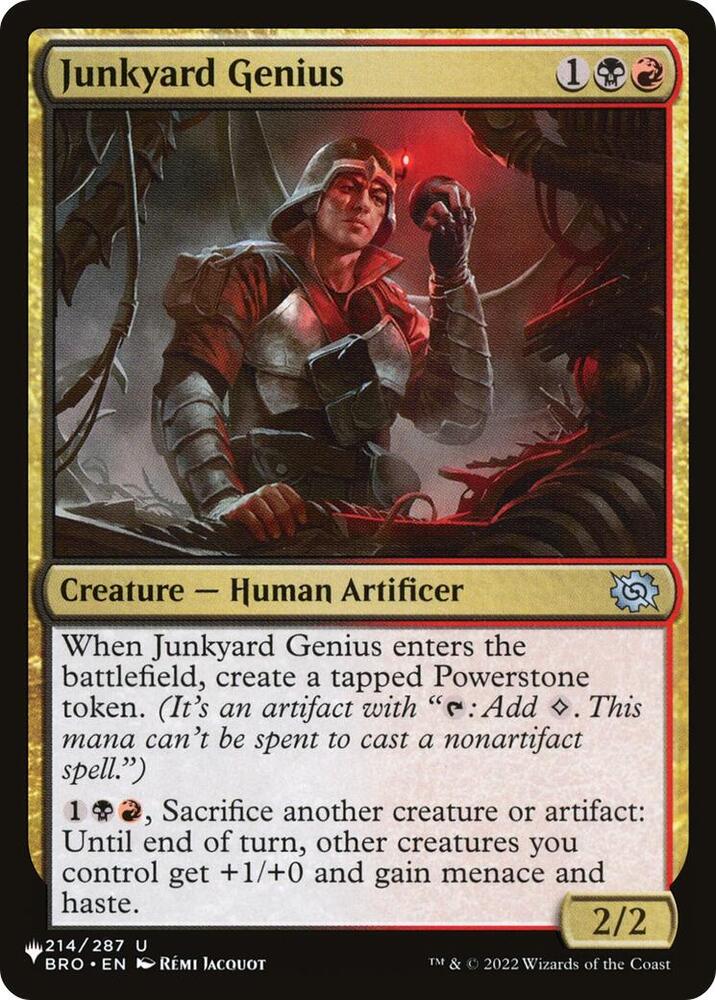 Junkyard Genius [The List Reprints] 214/012