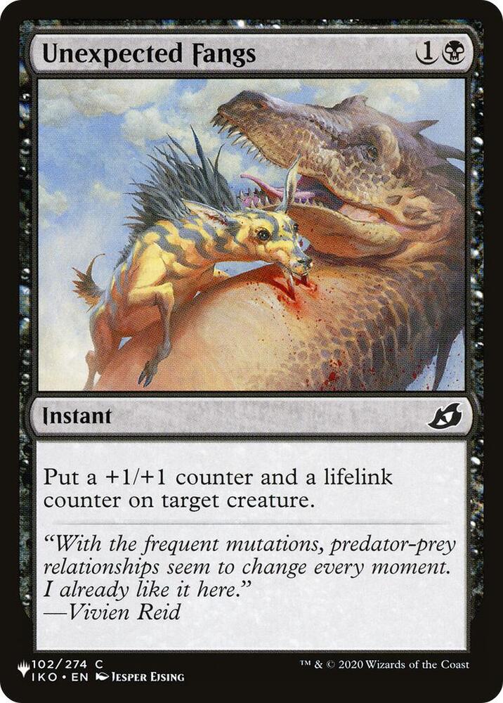 Unexpected Fangs [The List Reprints] 102/274