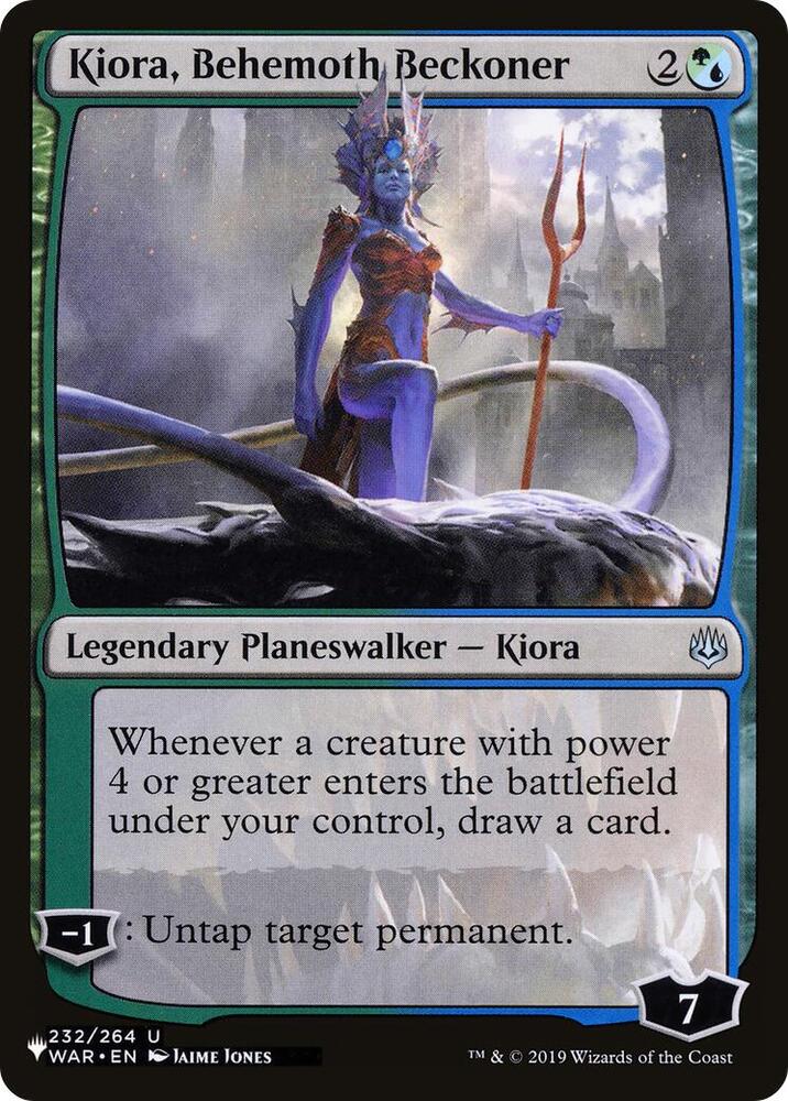 Kiora, Behemoth Beckoner [The List Reprints] 232/264