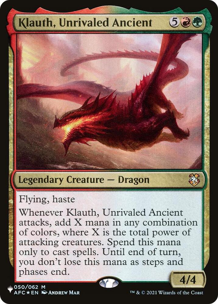 Klauth, Unrivaled Ancient [The List Reprints] 050/062