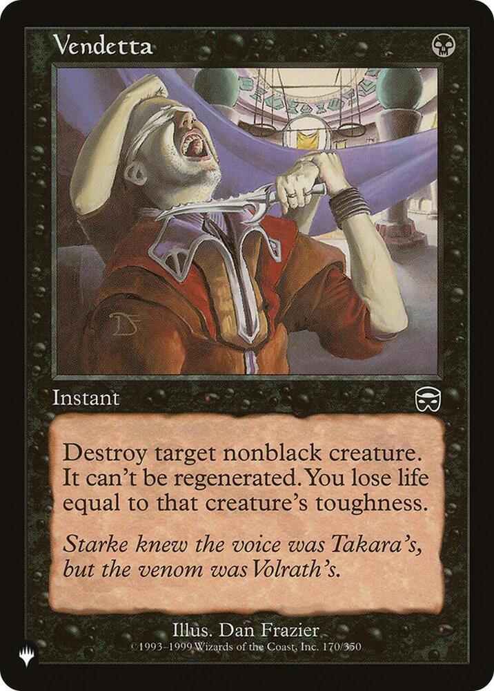Vendetta [The List Reprints] 170/350