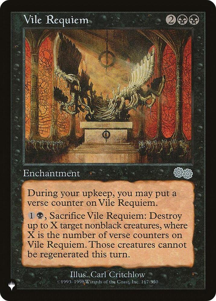 Vile Requiem (USG) [The List Reprints] 167/350