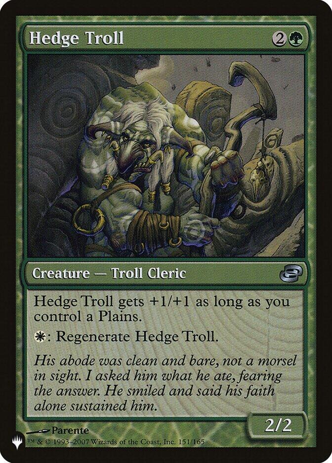 Hedge Troll [The List Reprints] 151/165