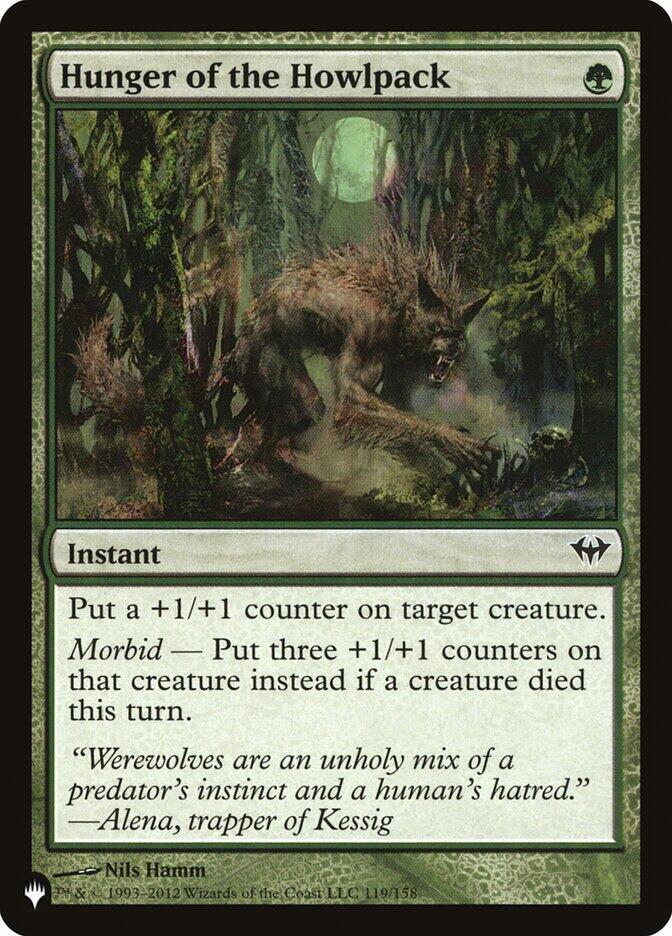 Hunger of the Howlpack [The List Reprints] 119/158