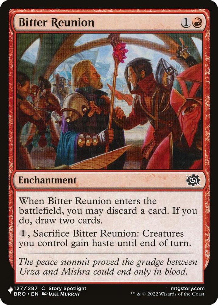 Bitter Reunion [The List Reprints] 127/012