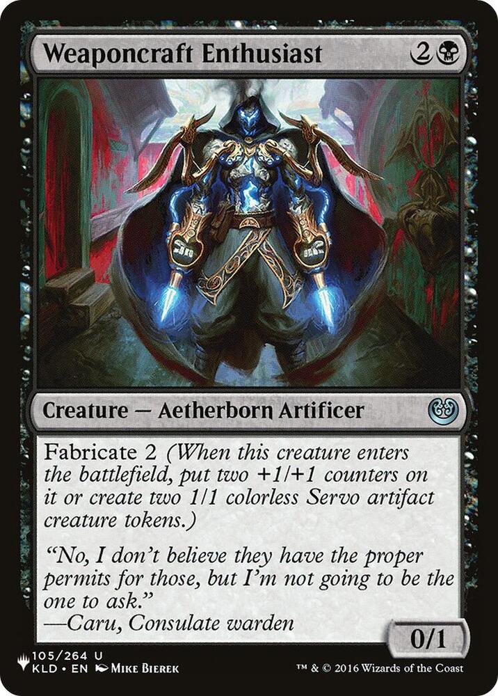 Weaponcraft Enthusiast [The List Reprints] 105/264