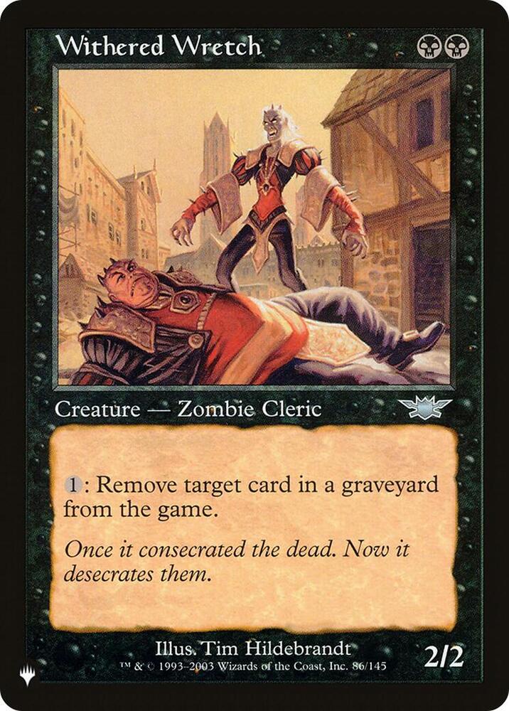 Withered Wretch [The List Reprints] 86/145