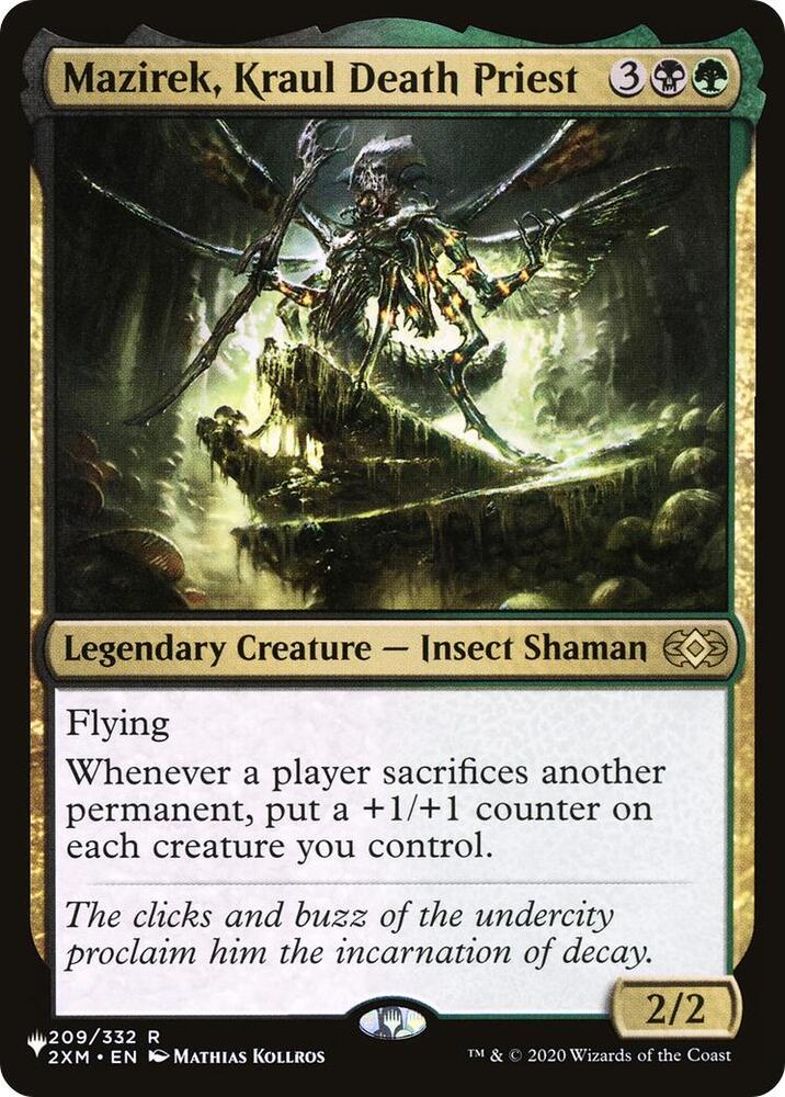 Mazirek, Kraul Death Priest [The List Reprints] 209/332
