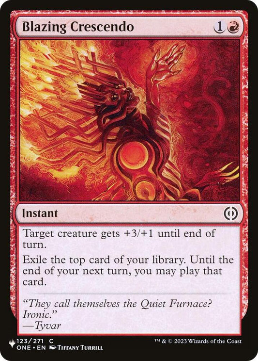 Blazing Crescendo [The List Reprints] 123/271