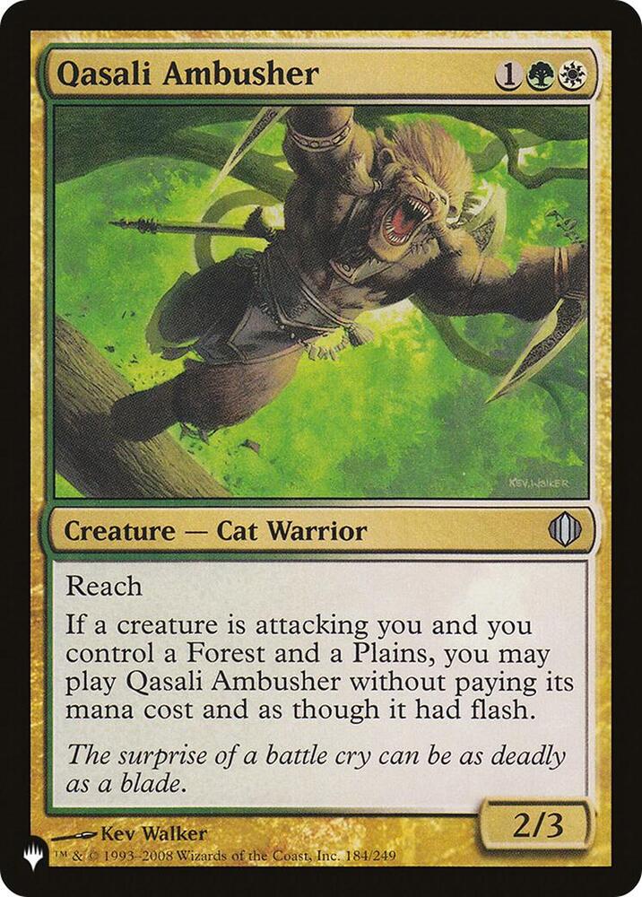 Qasali Ambusher [The List Reprints] 184/249