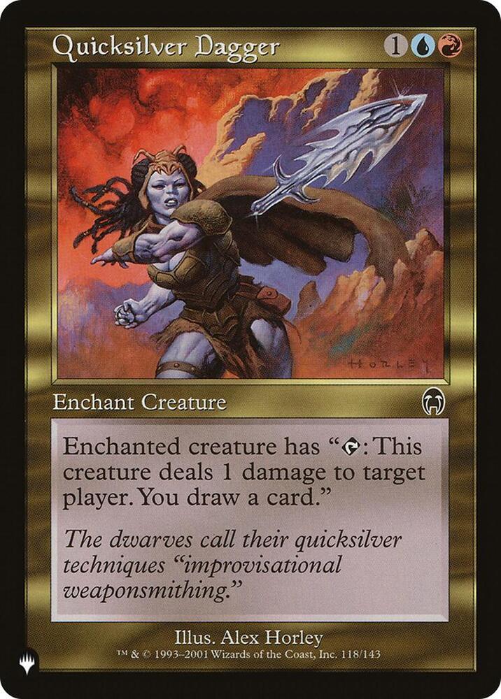 Quicksilver Dagger [The List Reprints] 118/143