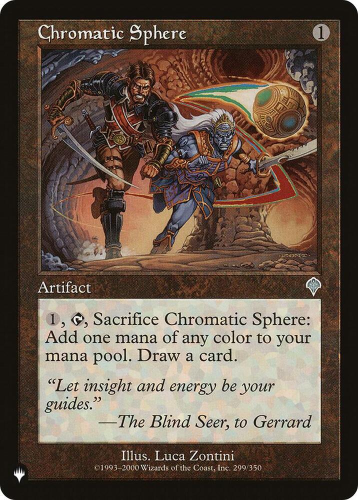 Chromatic Sphere [The List Reprints] 299/350