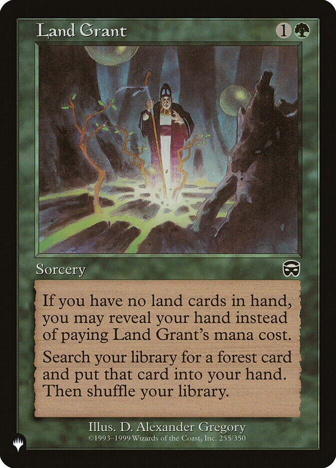 Land Grant [The List Reprints] 255/350