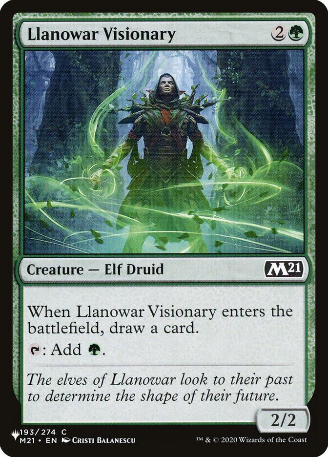 Llanowar Visionary [The List Reprints] 193/274