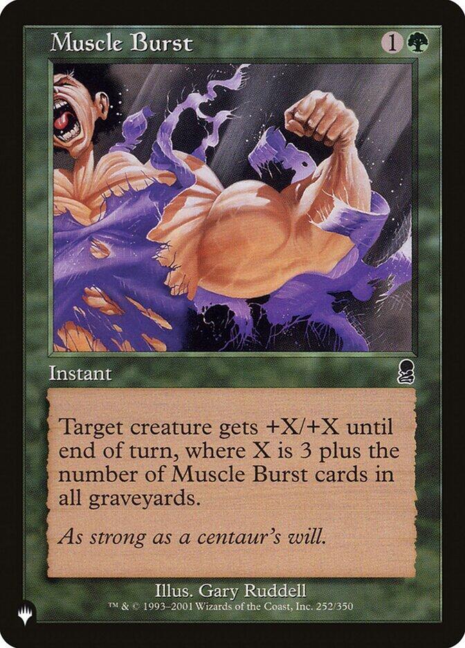 Muscle Burst [The List Reprints] 252/350