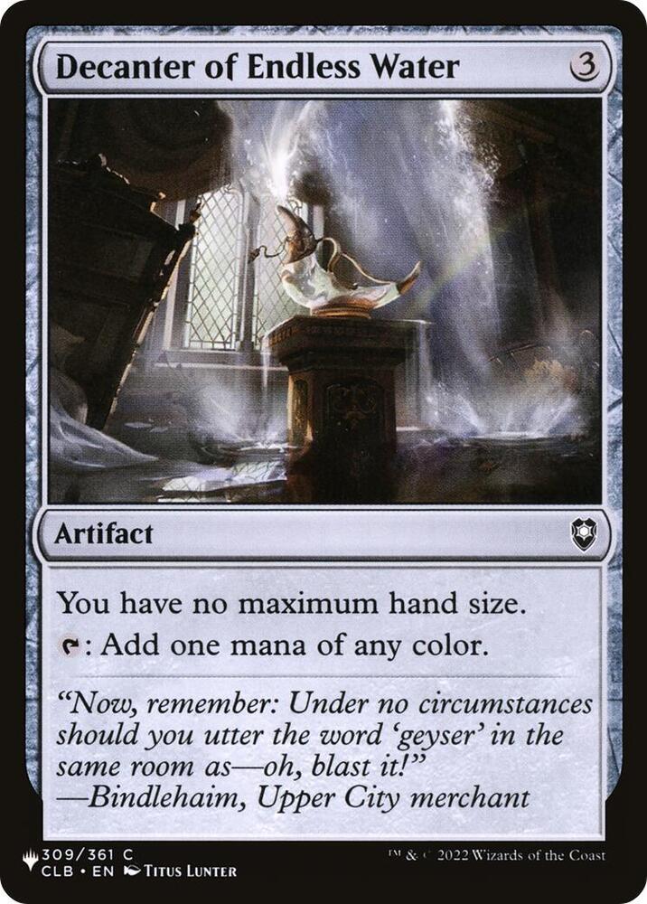 Decanter of Endless Water [The List Reprints] 309/361