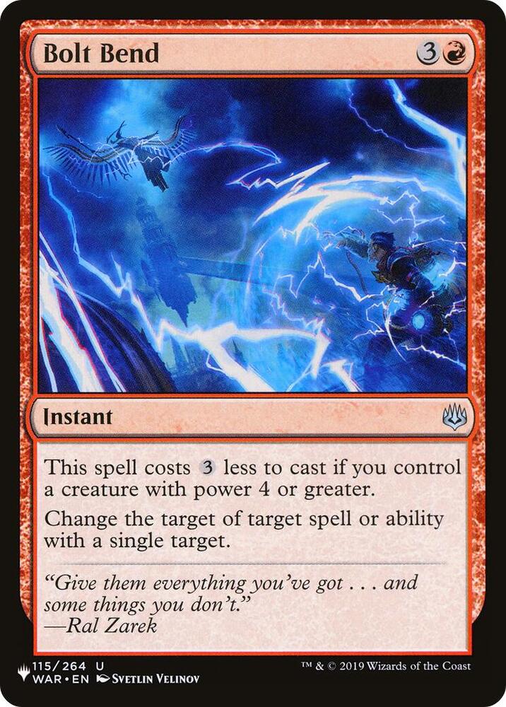 Bolt Bend [The List Reprints] 115/264
