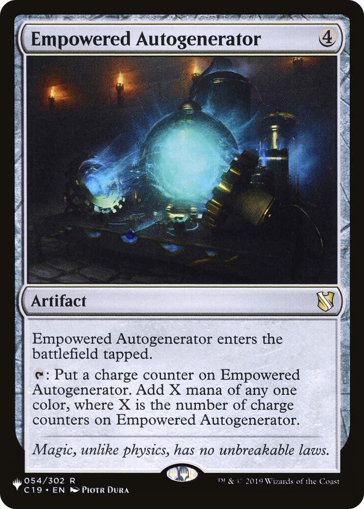 Empowered Autogenerator [The List Reprints] 054/302