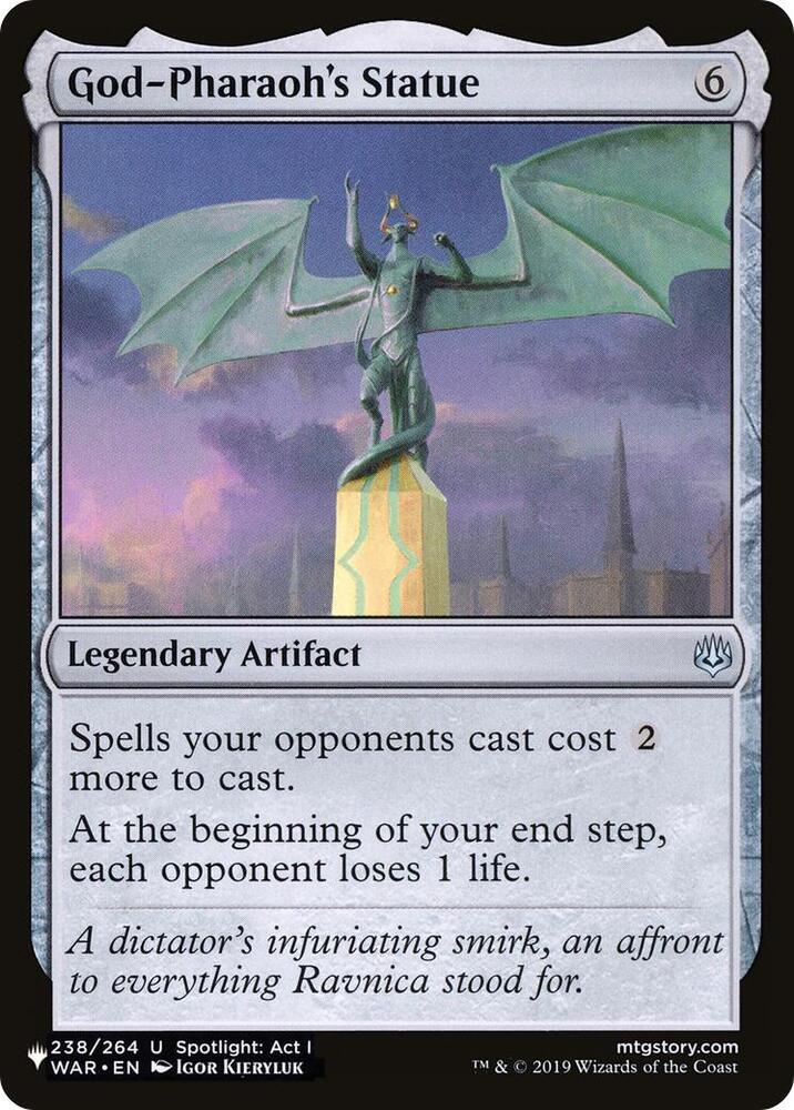 God-Pharaoh's Statue [The List Reprints] 238/264
