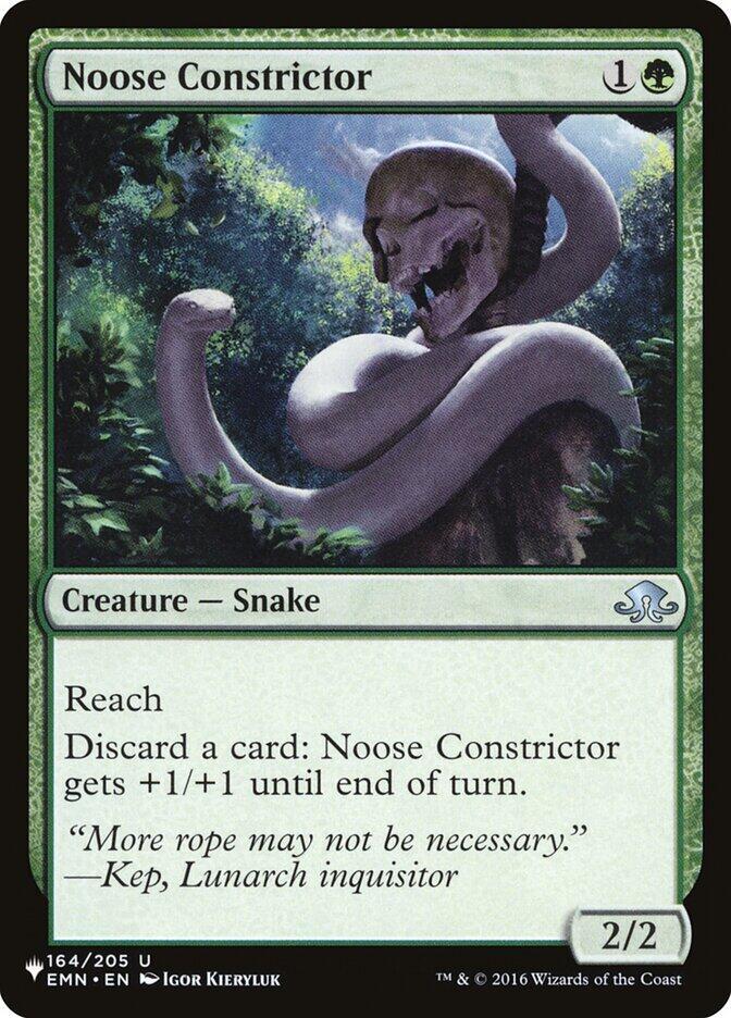 Noose Constrictor [The List Reprints] 164/205
