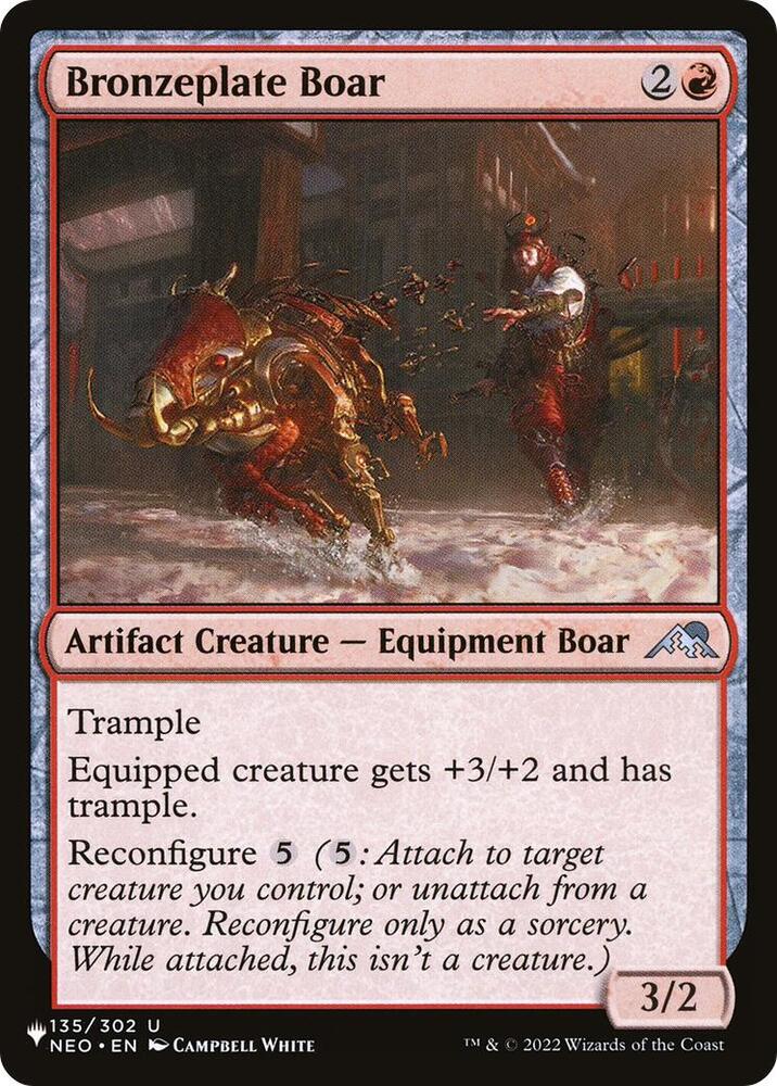 Bronzeplate Boar [The List Reprints] 135/302